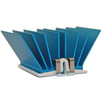 Advanced Thermal Solutions-ATS-X50210B-C1-R0 Kühlkörper Heat Sink Passive BGA Angle SMD Aluminum 11.9°C/W Blue Anodized