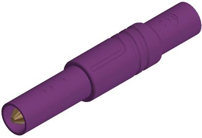 SKS Kontakttechnik-LAS S G VIOLET Equipo de prueba electrónico del conector Conn Banana Plug M 1 POS Screw ST Cable Mount 1 Port