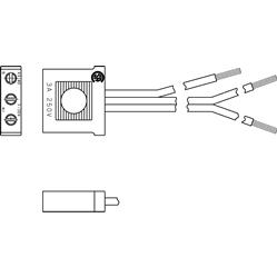 SANYO DENKI-489-007-L21 Accessori per la gestione termica Plug Cord for Fans