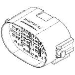 Delphi-13586430 Einzeladersteckverbinder, Gehäuse Conn Housing RCP 40 POS Crimp ST Cable Mount Black