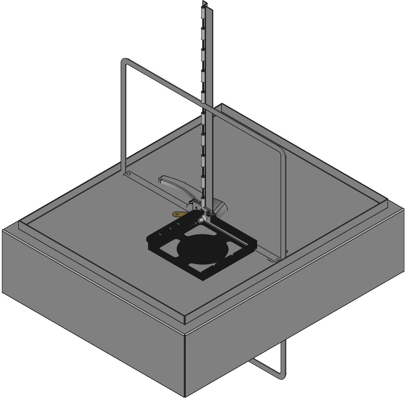 Hammond Manufacturing-HW24206SSHK Cajas, compartimentos y anaqueles Natural Stainless Steel Wall Mount Type 4X Enclosure