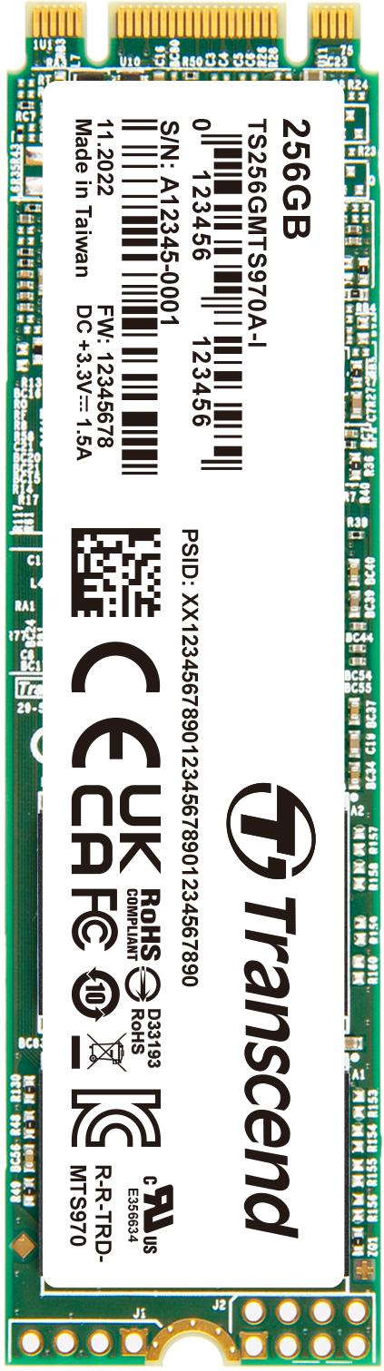 Transcend Information-TS256GMTS970A-I Solid State Drives - SSDs SATA III M.2 SSDs