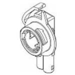 Conn Housing F 3 POS Crimp ST Cable Mount Medium Gray