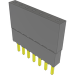 Conn Elevated Socket SKT 7 POS 2.54mm Solder ST Top Entry Thru-Hole Bulk