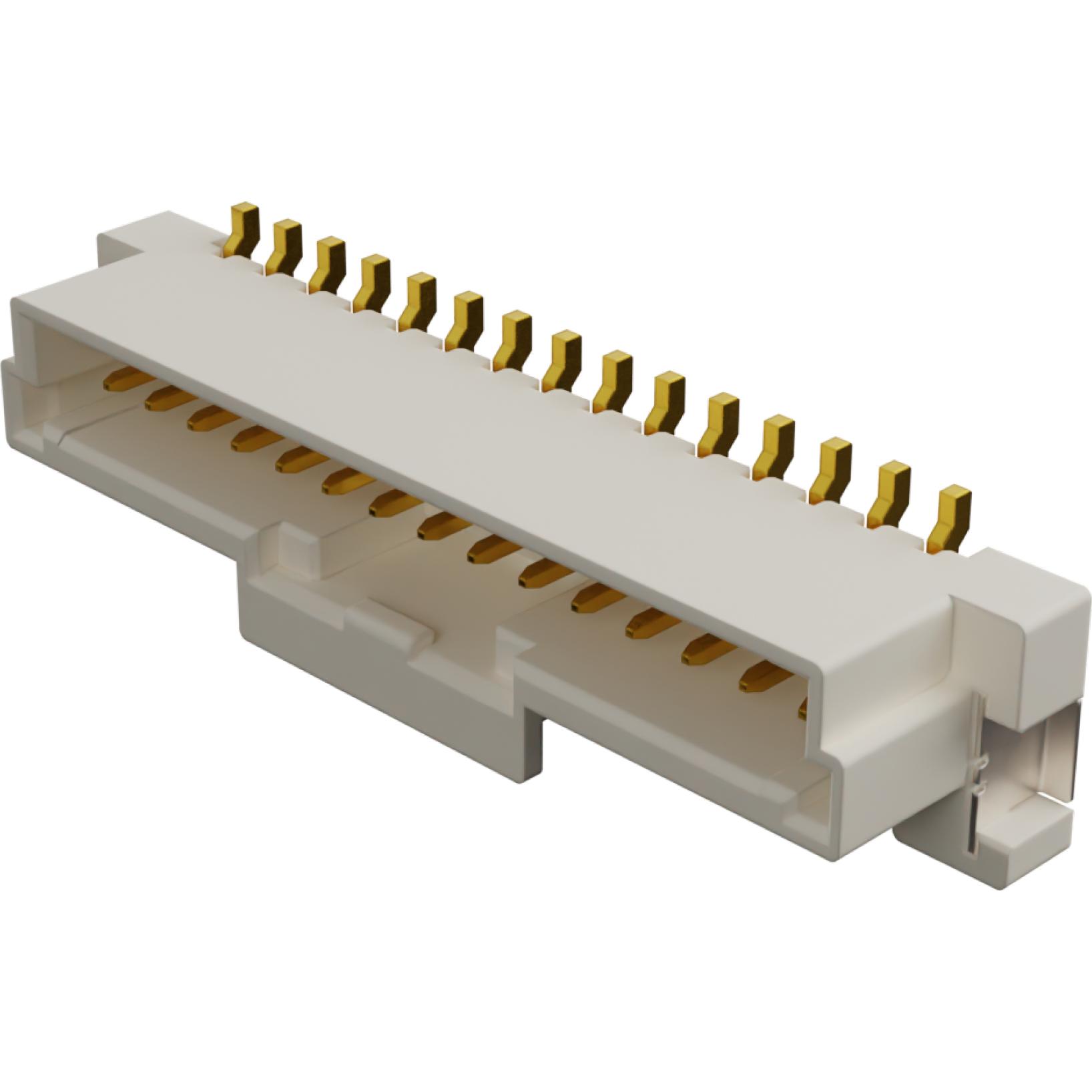 Molex-5600201530 Embases de raccordement et réceptacles PCB Conn Shrouded Header (4 Sides) HDR 15 POS 2mm Solder ST Top Entry SMD DuraClik T/R