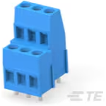 Conn Eurostyle Block M 3 POS 5mm Solder ST Thru-Hole 17.5A/Contact Box