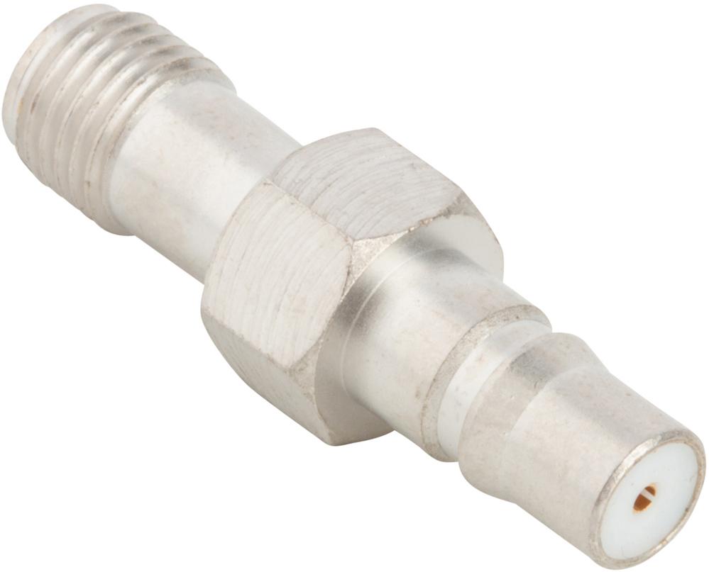 Amphenol RF-930-100A-51S 射频连接器 Conn QMA-SMA Adapter 0Hz to 6GHz 50Ohm ST RCP/RCP Gold