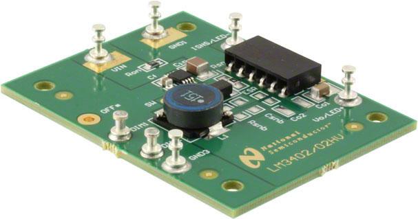 Texas Instruments-LM3402HVEVAL/NOPB Entwicklungssätze und Werkzeuge LM3402HVMA Evaluation Board