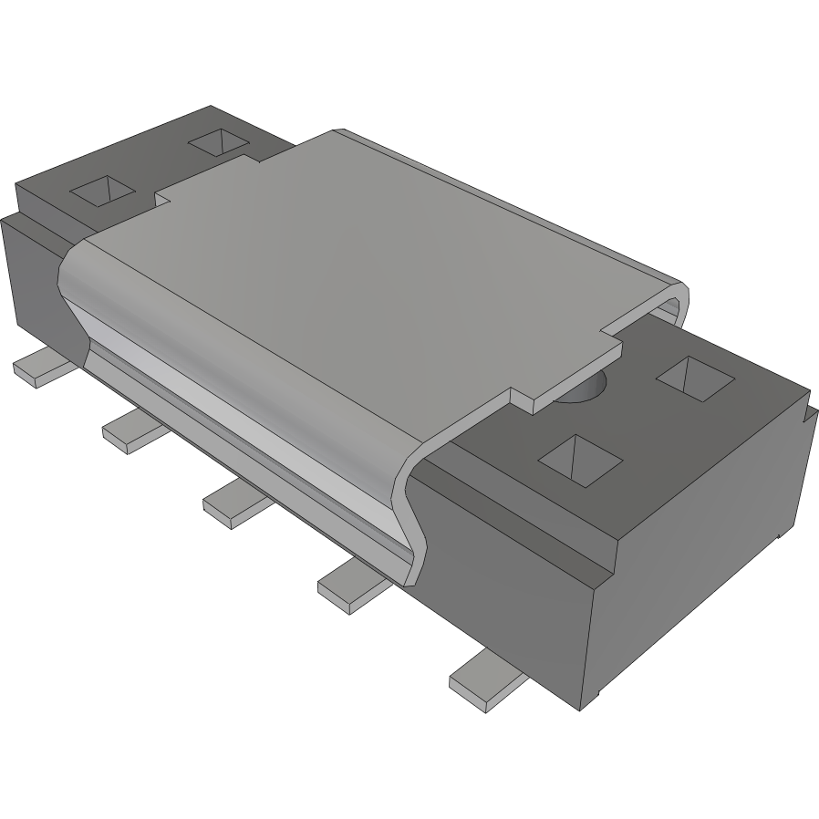 Samtec-CLT-105-02-L-D-A-P-FR 连接器插头及 PCB 插座 Conn Socket Strip SKT 10 POS 2mm Solder ST SMD T/R