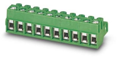 PHOENIX CONTACT-1935006 Steckverbinder, Klemmenblöcke Conn Terminal Block F 16 POS 5mm Screw Straight/Right Angle Cable Mount 12A Cardboard