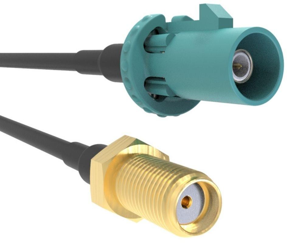 Amphenol-095Z820-164-036 Kabelbaugruppen Koaxial FAKRA to SMA Coaxial Cable Assembly