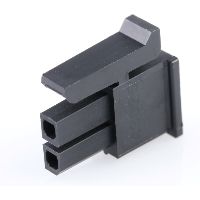 Molex-430250200 | Micro-Fit 3.0 Connector Connector Discrete Wire Housing Conn Housing RCP 2 POS Crimp ST Cable Mount Black Micro-Fit 3.0™ Bag