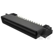 TE Connectivity-3-5175472-6 Steckverbinder, SCSI Conn SCSI PL 50 POS 2.54mm Solder RA Thru-Hole 50 Terminal 1 Port Tray