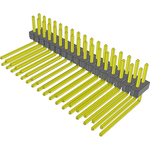 Conn Unshrouded Header HDR 34 POS 2.54mm Solder RA Side Entry Thru-Hole Bulk