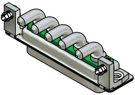 CONEC-3005W5SXX58N40X Steckverbinder, D-Sub Conn D-Sub SKT 5Power POS Solder RA Thru-Hole 5 Terminal 1 Port