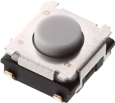 Panasonic Industry-EVP-BFAC1A000 Switch Tactile Switch Tactile N.O. SPST Round Button J-Lead 0.02A 15VDC 2N SMD T/R