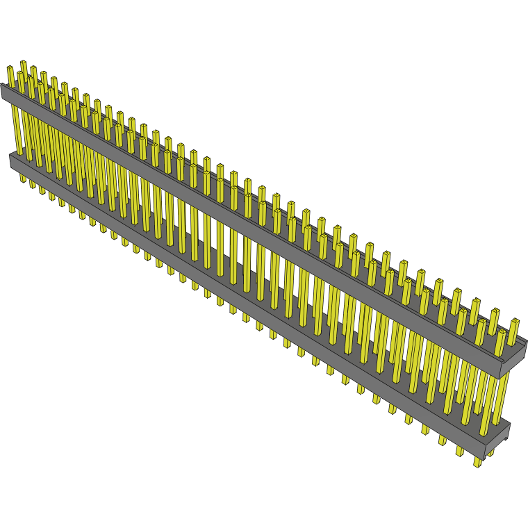 Samtec-DW-36-10-T-D-600 Piastre connettori e prese PCB Conn Board Stacker HDR 72 POS 2.54mm Solder ST Top Entry Thru-Hole Bulk