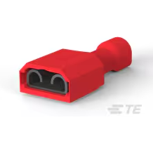 TE Connectivity-2-520183-4 Connector Terminals Quick Disconnect Terminal 18-22AWG Phosphor Bronze Red F 21.75mm Tin Reel/Strip