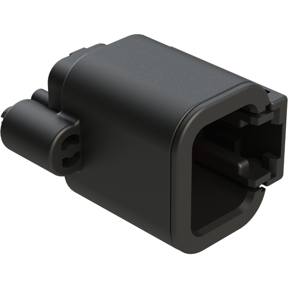 Amphenol-ATP04-2P-BM03 Steckverbinderleisten und Leiterplattenbuchsen Conn Shrouded Header (4 Sides) HDR 2 POS 6.7mm Solder ST Top Entry Thru-Hole