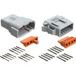 Kit, Atm Series, 12 Position Plug, Receptacle, Contacts, And Wedgelocks