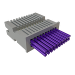 Cable Assembly Discrete Wire 0.304m 28AWG Terminal Strip 20 POS M Crimp TIGER EYE™ Layer