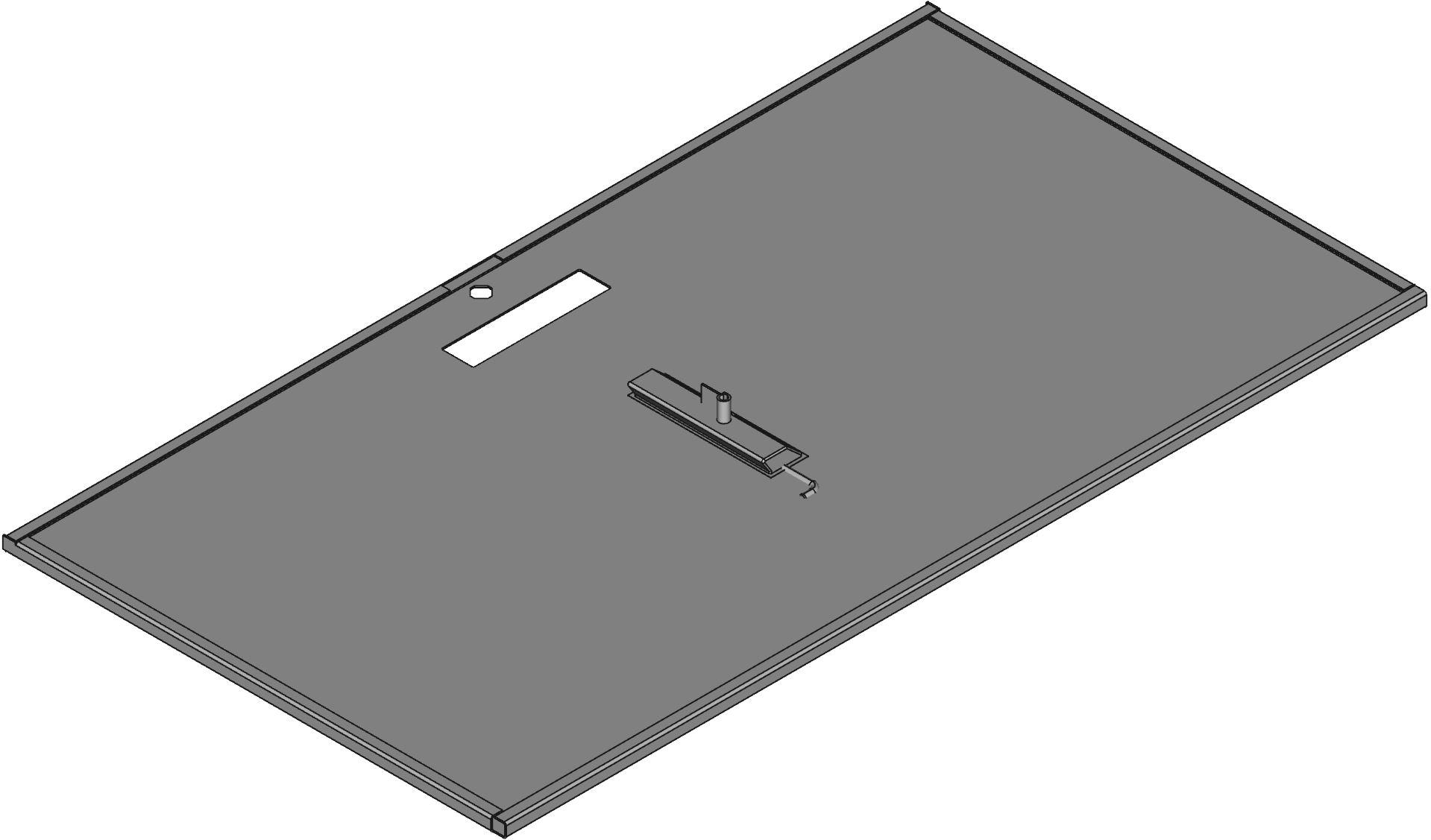 Hammond Manufacturing-RSDF19035BK1 null Knockdown Economy Rack Cabinet Solid Door, Steel, Black