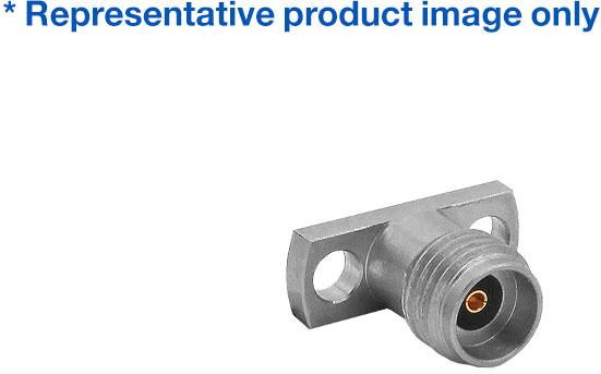Bulgin Components PLC-RF292A2JDFE RF-Steckverbinder 2.92mm Series Socket 4 Hole Flange