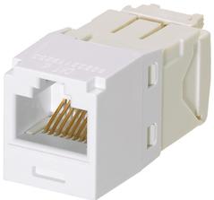 Panduit-CJ688TGWH-24 Steckverbinder, Telefon und Telekommunikation Conn RJ-45 F 8 POS ST Cable Mount 8 Terminal 1 Port Cat 6 Bulk
