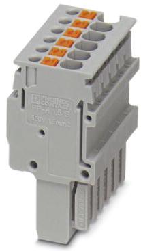 PHOENIX CONTACT-3212552 Bloques terminales del conector Conn Terminal Block F 6 POS Push-In Spring ST Cable Mount 17.5A