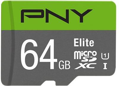 PNY Technologies-P-SDU64U185EL-GE Flash Cards Flash Card 64G-byte MicroSDXC Card
