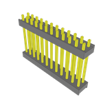 Conn Board Stacker HDR 24 POS 2.54mm Solder ST Thru-Hole Bulk