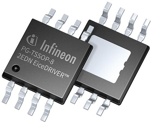 Infineon Technologies AG-2EDN8524RXTMA1 Controladores de energía y compuertas Driver 5A 2-OUT Low Side Non-Inv 8-Pin TSSOP EP T/R