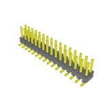 Conn Unshrouded Header HDR 32 POS 2.54mm Solder ST Top Entry SMD Tube