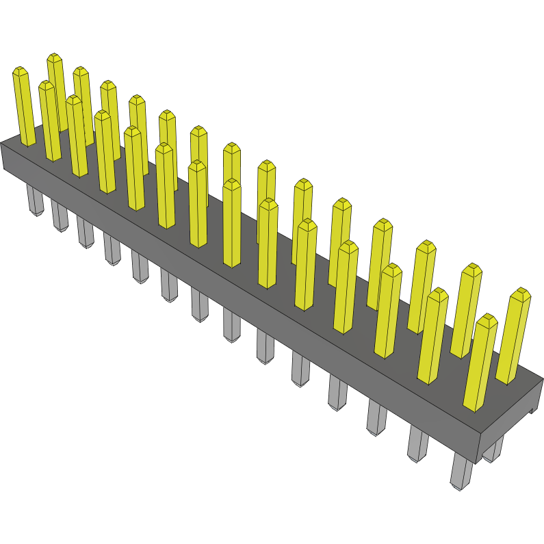 Samtec-TMM-114-03-LM-D Piastre connettori e prese PCB Conn Unshrouded Header HDR 28 POS 2mm Solder ST Top Entry Thru-Hole Bulk