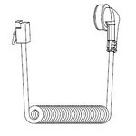 Analog Devices-DS1402-BR8+ 其他电缆组件 Cable Assembly Network 2.438m RJ-11 to Button Holder
