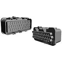 TE Connectivity-344111-1 Einzeladersteckverbinder, Gehäuse Conn Housing RCP 36 POS 5mm Crimp ST Cable Mount Black Bag