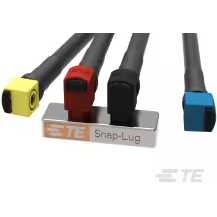 TE Connectivity-2226744-7 Accesorios del conector Connector Accessories Kit Straight Copper Red Silver Over Nickel Package