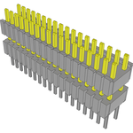Conn Board Stacker HDR 36 POS 1.27mm Solder ST Thru-Hole Tube