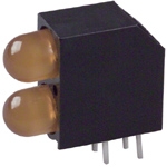 Dialight-552-0233-802F LED LED Bi-Level Uni-Color Yellow 585nm 4-Pin Bulk