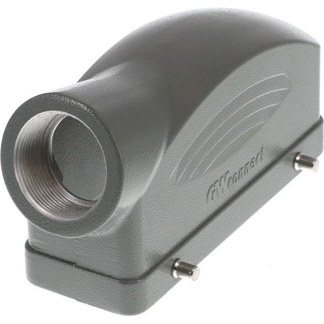 Molex-7824.6927.0 Backshells Hood 90° 24 Shell Size Polyester Powder Die Cast Aluminum GWconnect®