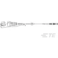 TE Connectivity-7-2061846-0 Cable Assembly Fiber Optic Cable Assembly Optical Cable 70m Duplex LC to Duplex LC 2 to 2 POS PL-PL