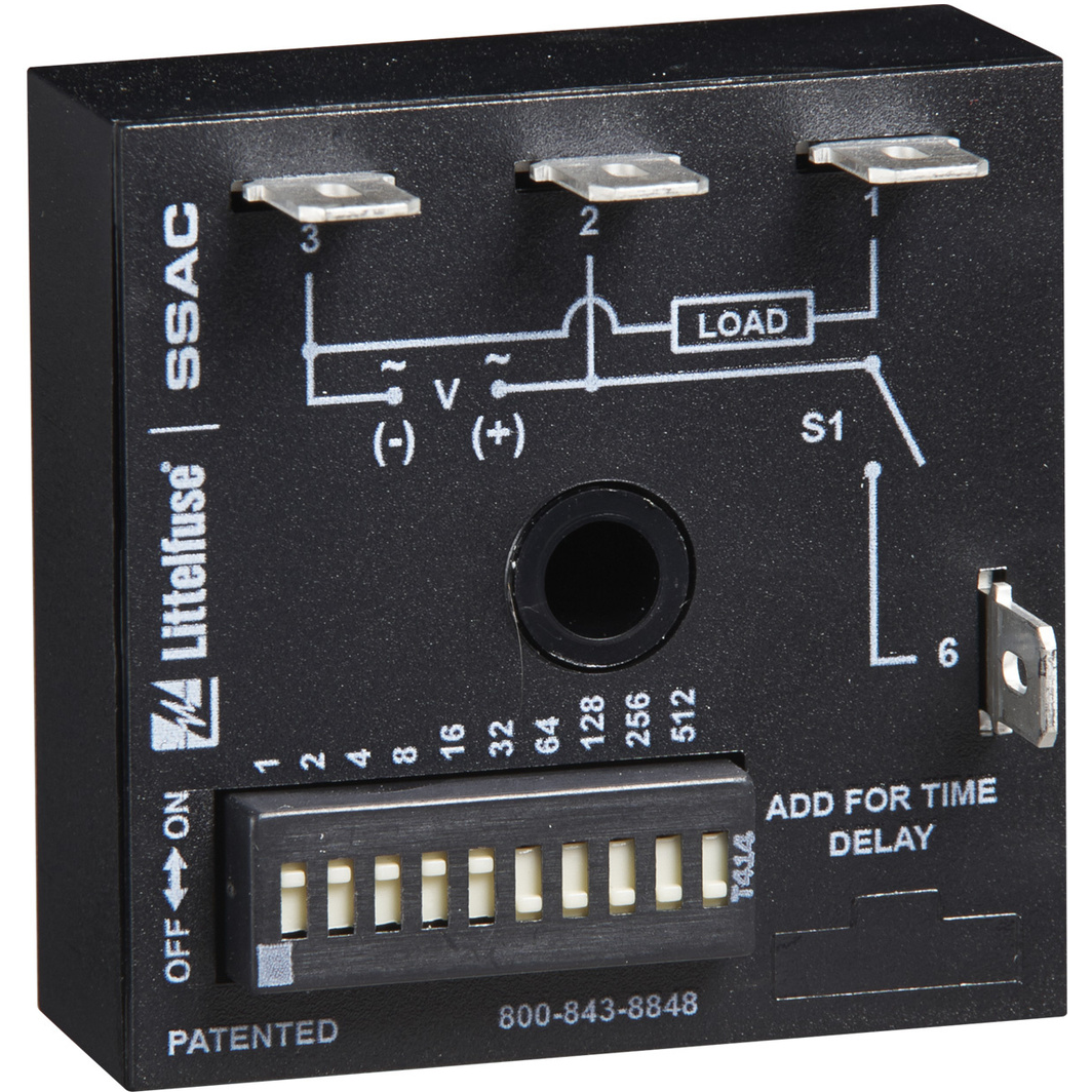 Littelfuse-TDUSH3001A Relais temporisé Time Delay Relay 100/240VAC 1A SPST-NO(50.8x30.7x50.8)mm SMD/Screw Mount