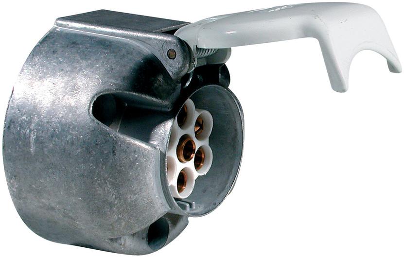 Littelfuse-00433100 Steckverbinder, rund Connector 7-Pole Aluminum Body Sockets