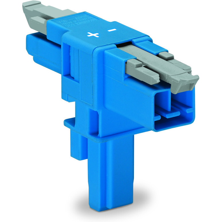 WAGO-890-1617 Connector Terminal Blocks T-Distribution Connector, 2-Pole, Cod. I, 1 input, 2 outputs, 2 Locking Levers