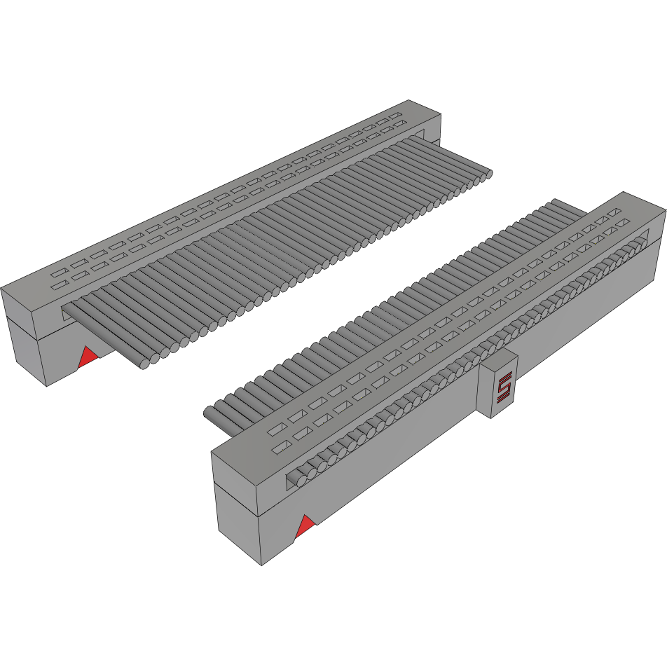 Samtec-FFSD-22-D-09.00-01-N Flachband Kabelbaugruppen Cable Assembly 0.229m 30AWG 1.27mm 44 to 44 POS IDC Connector to IDC Connector F-F TIGER EYE™ Bulk