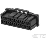 TE Connectivity-1-1827863-4 Connector Discrete Wire Housing Conn Housing RCP 28 POS 2mm Crimp ST Cable Mount Black Bag