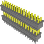 Conn Board Stacker HDR 32 POS 1.27mm Solder ST Top Entry Thru-Hole FLEX STACK™ Tube