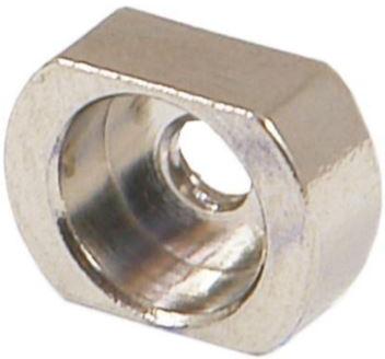 Schroff GmbH-21100-660 null Sleeve, Brass Nickel-Plated for Shielded Front Panels