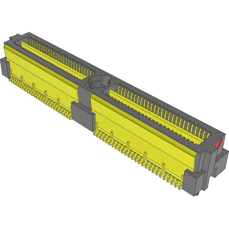 Samtec-QMSS-052-06.75-H-D-A Steckverbinderleisten und Leiterplattenbuchsen Conn Micro High Speed Terminal Strip HDR 104 POS 6.35mm/0.635mm Solder ST Top Entry SMD Q2™ Tray