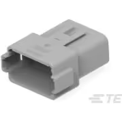 Deutsch Group-DT04-12PA Connector Discrete Wire Housing Conn Housing RCP 12 POS 9.12mm Crimp ST Cable Mount Gray Box Automotive